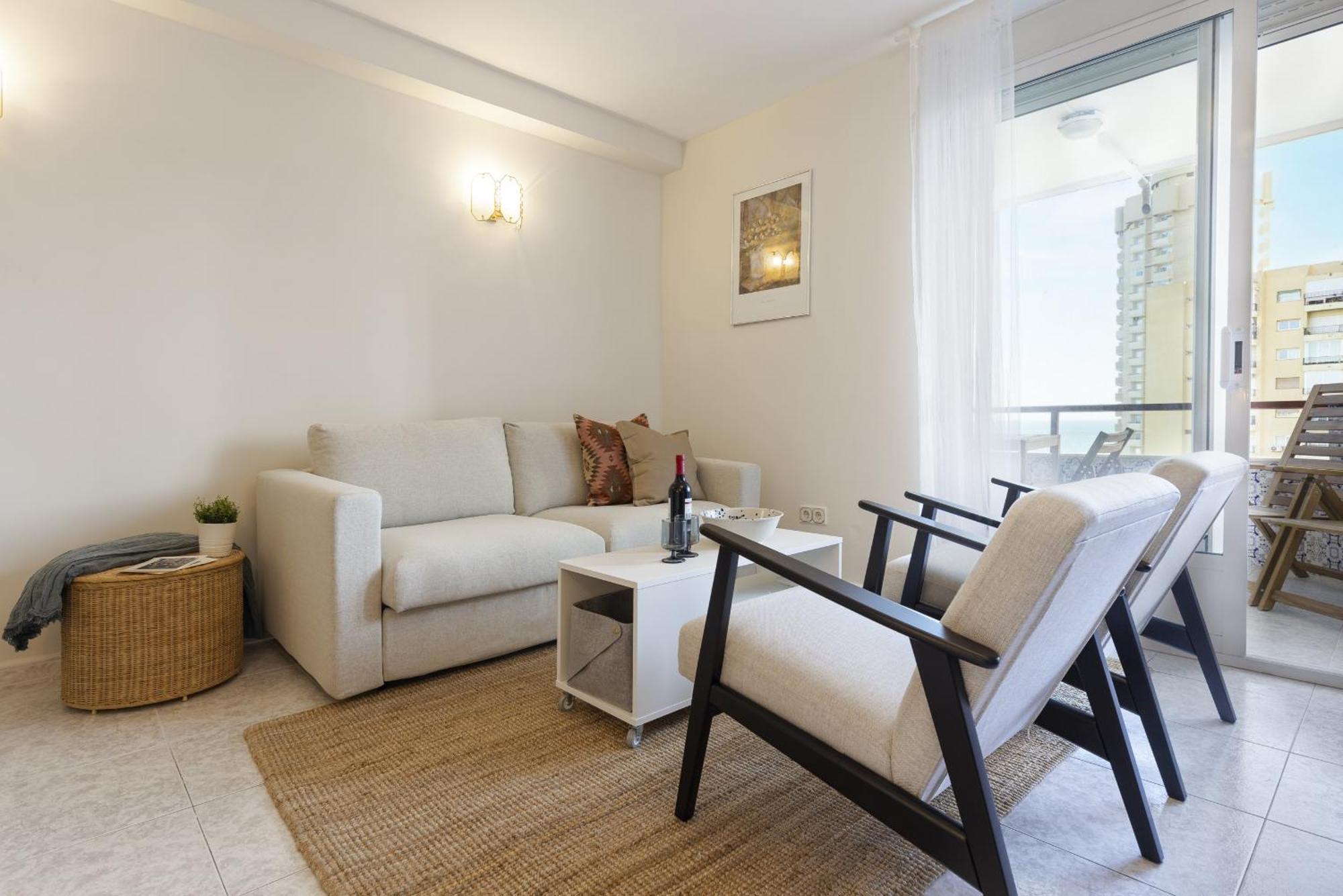 Beachfront Apartment With Terrace And Seaviews ฟูเอนฮิโรลา ภายนอก รูปภาพ